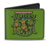 Buckle-Down Boucle vers Le Bas Unisexe Portefeuille Classique Adolescente Mutant Ninja Tortues Battle P Bi-Fold