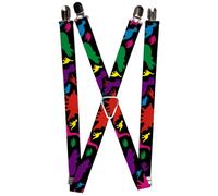 Buckle-Down Bretelles Dinosaures pour homme, multicolore, taille unique