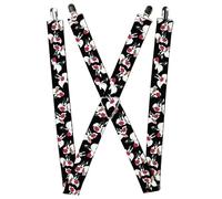 Buckle-Down Bretelles homme Sylvester The Cat Expressions Scattered Black