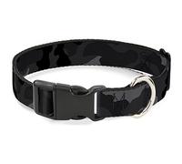 Buckle Down Camo Charbon de Bois Plastique Pince à Collier, 2,5 cm Wide-Fits 11-43,2 cm Neck-Medium