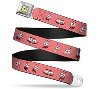 Buckle-Down Ceinture de sécurité - Expressions étoile de mer Patrick Rose - 2,5 cm de large - 50,8 - 91,4 cm de long, Multicolore, 1.5" Wide - 24-38 Inches in Length