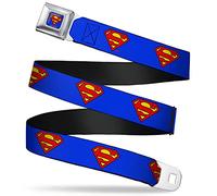 Buckle Down Ceinture de sécurité Superman Regular, multicolore, 1,5" de large – 24–38 pouces