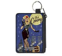 Buckle-Down Coin Purse DC Bombshell Black Canary Portefeuille Multicolore 11 x 8,2 cm