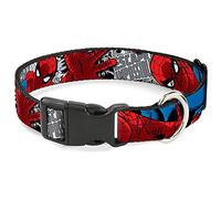 Buckle-Down Collier à Clip en Plastique Spider-Man Action Escape Impossible Gris