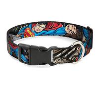 Buckle-Down Collier à Clip en Plastique - Superman Metropolis Face-Off