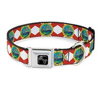 Buckle-Down Collier pour Animal Domestique, Collier pour Chien, Boucle de Ceinture de sécurité, Drapeau de la Floride, 50,8 à 78,7 cm, 3,8 cm de Large