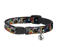 Buckle-Down Collier pour chat avec panneau de bande dessinée Venom de 20,3 à 30,5 cm de large