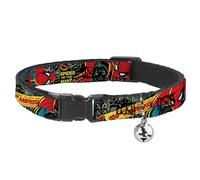 Buckle-Down Collier pour Chat - Housse pour 100e Anniversaire de l'incroyable Spiderman