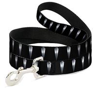 Buckle-Down Collier pour Chien avec Pointes Noires et argentées 1,2 m de Long 1,3 cm de Large