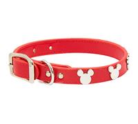 Buckle-Down Collier pour chien, Disney, Mickey Mouse Tête Silhouette Charms, Taille L 35,6 à 48,3 cm Longueur 2,5 cm Largeur