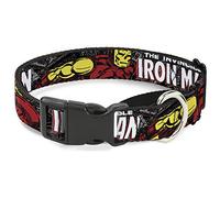 Buckle-Down Collier pour chien Martingale The Invincible Iron Man - 40,6 à 58,4 cm de large