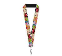 Buckle-Down Cordon 1.0 Muppets Faces C/U Noir Chaîne de clé, Multicolore, Taille Unique Femme