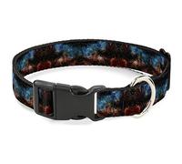 Buckle Down Cosmique Espace Plastique Clip Collier, 2,5 cm Wide-Fits 11-43,2 cm Neck-Medium