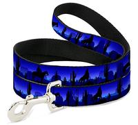 Buckle Down "Cowboy/Coyote Silhouettes/Western Paysage Pet Leash, 4 'x 3,8 cm, DE Bleu/Noir