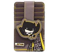 Buckle-Down DC Comics Portefeuille en cuir vegan pour carte d'identité Motif Chibi Batman
