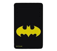 Buckle-Down DC Comics Portefeuille pour carte d'identité Batman Batman, noir et jaune, cuir végétalien