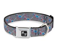 Buckle Down Dc-w30009-ws Ceinture de sécurité Collier de Chien, écran Large, Petite, Lunettes 3D W/TV Bruit