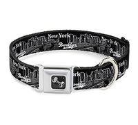 Buckle Down Dc-w30263-wl Ceinture de sécurité Collier pour Chien, Large, DE Grande Brooklyn New York