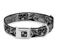 Buckle Down Dc-w30268-m Ceinture de sécurité Collier de Chien, Medium, BD Loups-garous