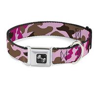 Buckle Down Dc-w30335-s Ceinture de sécurité Collier de Chien, Petite, Camo Rose