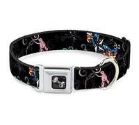 Buckle Down Dc-w30478-ws Ceinture de sécurité Collier de Chien, écran Large, Petite, Die Hard crânes et Stars2 Noir/Multi Couleur