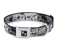 Buckle Down Dc-w30701-wm Ceinture de sécurité Collier de Chien, écran Large, Medium, Gothique 1