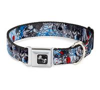 Buckle Down Dc-w30702-ws Ceinture de sécurité Collier de Chien, écran Large, Petite, Gothique 2