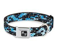 Buckle Down Dc-w30717-wl Ceinture de sécurité Collier pour Chien, Large, DE Grande Grunge Briques Bleu