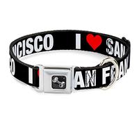 Buckle Down Dc-w30961-wl Ceinture de sécurité Collier de Chien, 3,8 cm Wide-Fits 18-81,3 cm Neck-Large