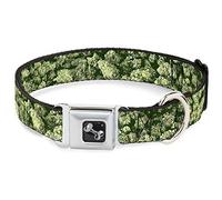 Buckle Down Dc-w32221-ws Ceinture de sécurité Collier de Chien, écran Large, Petite, Vivid Marijuana Nugs empilés