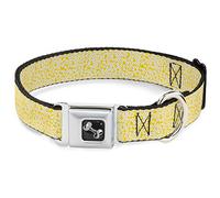 Buckle Down Dc-w33007-wm Ceinture de sécurité Collier de Chien, écran Large, Medium, Petites Fleurs Jaune/Blanc/Marron