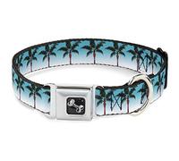 Buckle Down Dc-w34270-wl Ceinture de sécurité Collier pour Chien, Large, Palm Tree Horizon