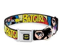 Buckle-Down DC-WBM053-WS BMC Batman Collier pour Chien Noir/Jaune Taille S 43-46