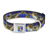 Buckle Down Dc-wdy139-s Dyfl Beast & Belle Boule Scène Glow Full Couleur Collier de Chien, Petite/9-38,1 cm