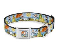 Buckle Down Dc-wdy170-wl Dyfp Olaf Bronzage Pose complète Couleur Collier de Chien, Wide-large/18-81,3 cm