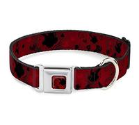 Buckle Down Dc-wdy216-s Dygo Blanc Neige et Apple Full Couleur Rouge/Noir Collier de Chien, Petite/9-38,1 cm