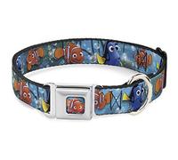 Buckle Down Dc-wdy265-wl Dyhd Nemo Souriant complète Couleur Collier de Chien, Wide-large/18-81,3 cm