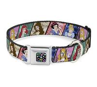 Buckle Down Dc-wdy270-ws Dydi Princess Jewels Full Noir/Multi Couleur Collier de Chien, Wide-small/13-45,7 cm