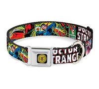 Buckle Down Dc-wmc097-wm Ceinture de sécurité Collier de Chien, écran Large, Medium, Classic Doctor Strange Bande dessinée Titre/4-poses