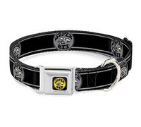 Buckle Down Dc-wspb002-m 11-43,2 cm Spba-Super Bee Logo en Couleur Noir/Jaune/Blanc Collier de Chien, Medium