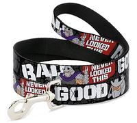 Buckle Down "destructeur Poses Bad n'ont jamais été Aussi Pet Leash, 6 '-1/5,1 cm