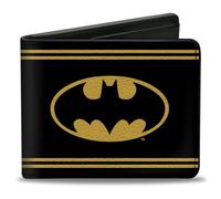 Buckle-Down Deux Volets Batman Accessoire de Voyage-Portefeuille à Double pli, Multicolore, 4.0" x 3.5" Mixte Adulte