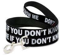 Buckle Down Dl-6ft-w30489-w Pet Leash, 15,2 cm Long-1.5 "Large