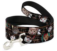 Buckle Down Dl-6ft-w30494-w Ceinture de sécurité Collier de Chien, 15,2 cm Long-1.5 "Large
