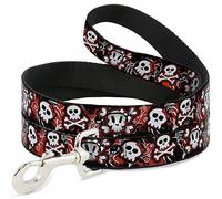 Buckle Down Dl-6ft-w30747-w Ceinture de sécurité Collier de Chien, 15,2 cm Long-1.5 "Large