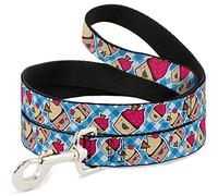 Buckle Down Dl-6ft-w30855-w Ceinture de sécurité Collier de Chien, 15,2 cm Long-1.5 "Large