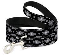 Buckle Down Dl-6ft-w31411 Navajo Gris/Noir/Gris/Blanc pour Animal Domestique Laisse, 6 'Long - 2,5 cm de Large