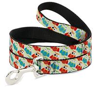 Buckle Down Dl-6ft-w31521 Hibou Yeux Jaune/Rouge/de Bleu Laisse pour Animal Domestique, 6 'Long - 2,5 cm de Large