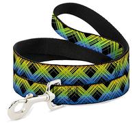Buckle Down Dl-6ft-w31670-w Plaid X Gradient Noir/Orange/Vert/Bleu Laisse pour Animal Domestique, 6 'Long - 3,8 cm de Large