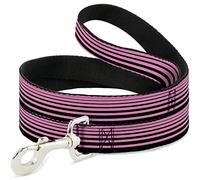 Buckle Down Dl-6ft-w31946 à Rayures Transition Noir/Rose pour Animal Domestique Laisse, 6 'Long - 2,5 cm de Large